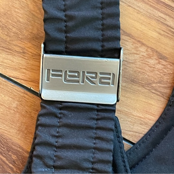 Fera Black Ski Bib overalls Women Size 12L - Picture 6 of 14